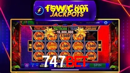 Slots com jackpots e giros grátis na 747Bet